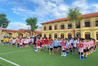 TRƯỜNG TIỂU HỌC TRỰC CƯỜNG TỔ CHỨC KHAI MẠC GIẢI BÓNG ĐÁ HỌC SINH NAM LẦN THỨ NHẤT KỈ NIỆM 41 NĂM NGÀY NHÀ GIÁO VIỆT NAM 20/11.