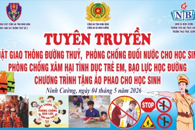 TỔ CHỨC TUYÊN TRUYỀN KỸ NĂNG SỐNG VÀ TRAO TẶNG ÁO PHAO CHO HỌC SINH_TIỂU HỌC TRỰC CƯỜNG